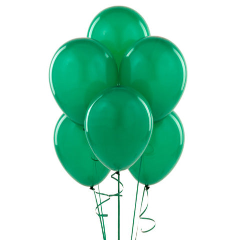 Emerald Green Solid Color Latex Balloon Bouquet