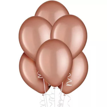 Rose Gold  Solid Color Balloon Bouquet