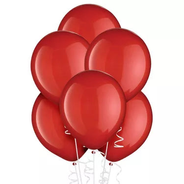 Red Solid Color Latex Balloon Bouquet