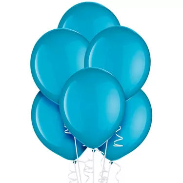 Teal Solid Color Balloon Bouquet