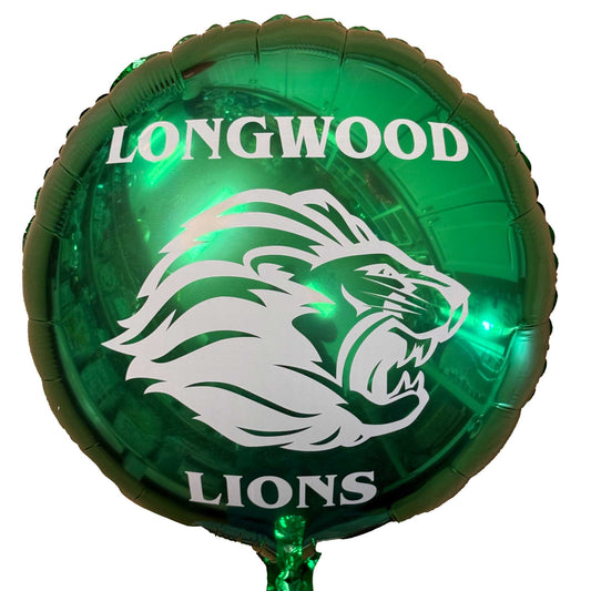 Longwood Lions Mascot Mylar Balloon