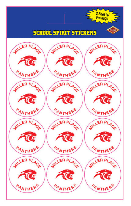 Custom School Stickers- Miller Place