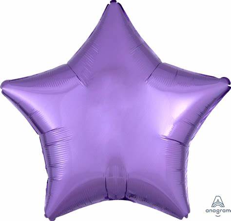 Lavender Star Mylar