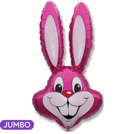 Bunny Rabbit Head Pink 35"