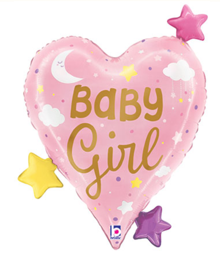 Supershape Baby Girl Heart Stars Supershape