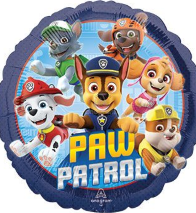 18" Paw Patrol Mylar