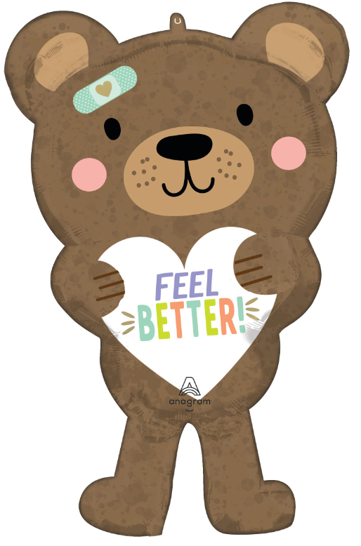 Supershape Feel Better Bear Mylar