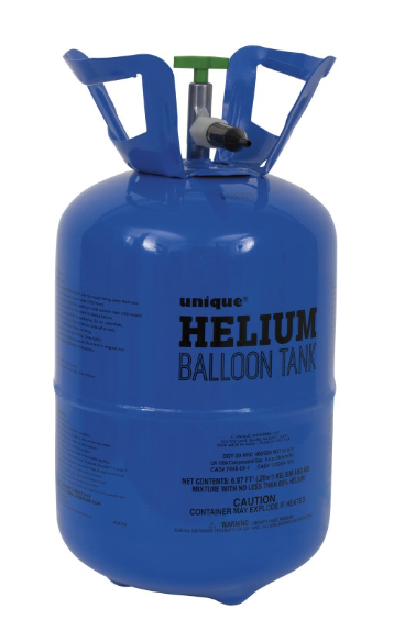 Helium Tank for 30 9" Balloons