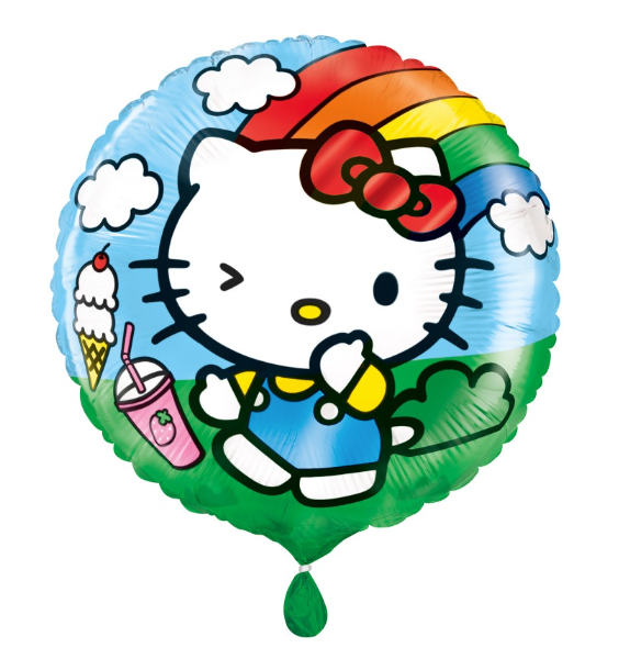 Hello Kitty Round Foil Balloon 18"