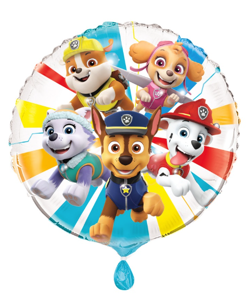 18" Paw Patrol Round Foil Balloon