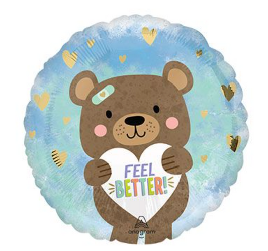 Feel Better Bear Mylar