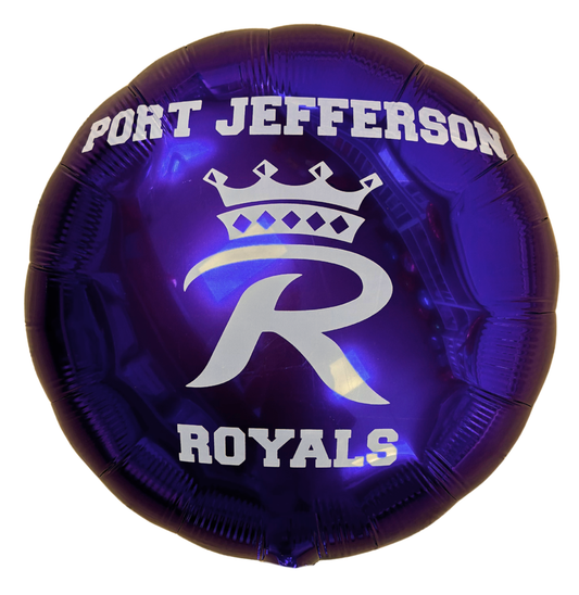 Port Jefferson Royals Mascot Mylar Balloon