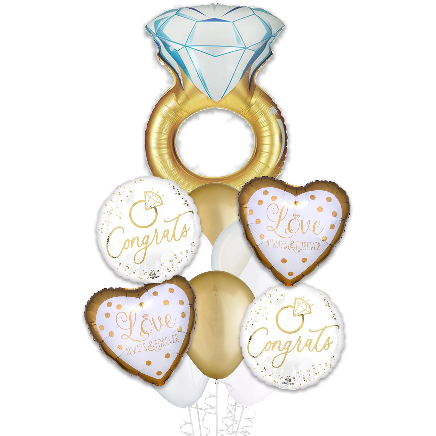 Deluxe Engagement Celebration Bouquet