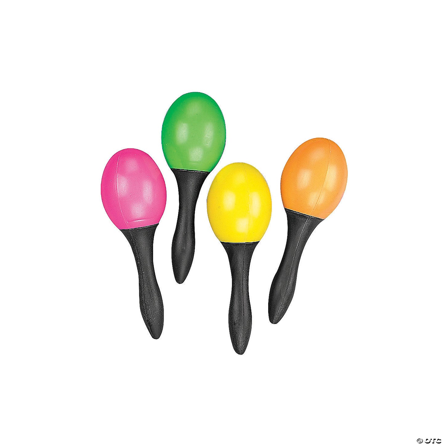 Plastic Neon Maracas