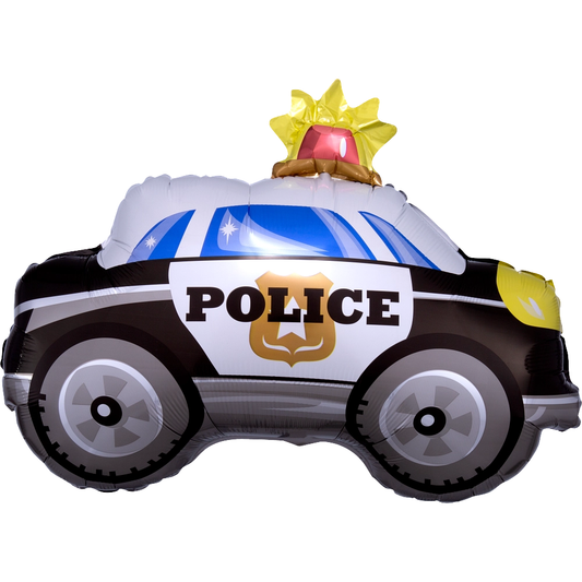 Police Car Shaped Mylar