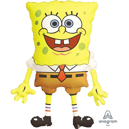 SpongeBob SquarePants balloon.  Balloon delivery and pickup in Nesconset or Miller Place, NY.