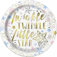 Load image into Gallery viewer, Twinkle Twinkle Little Star Baby Shower Tableware Pattern
