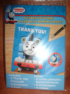 Thomas and Friends Thank You Cards