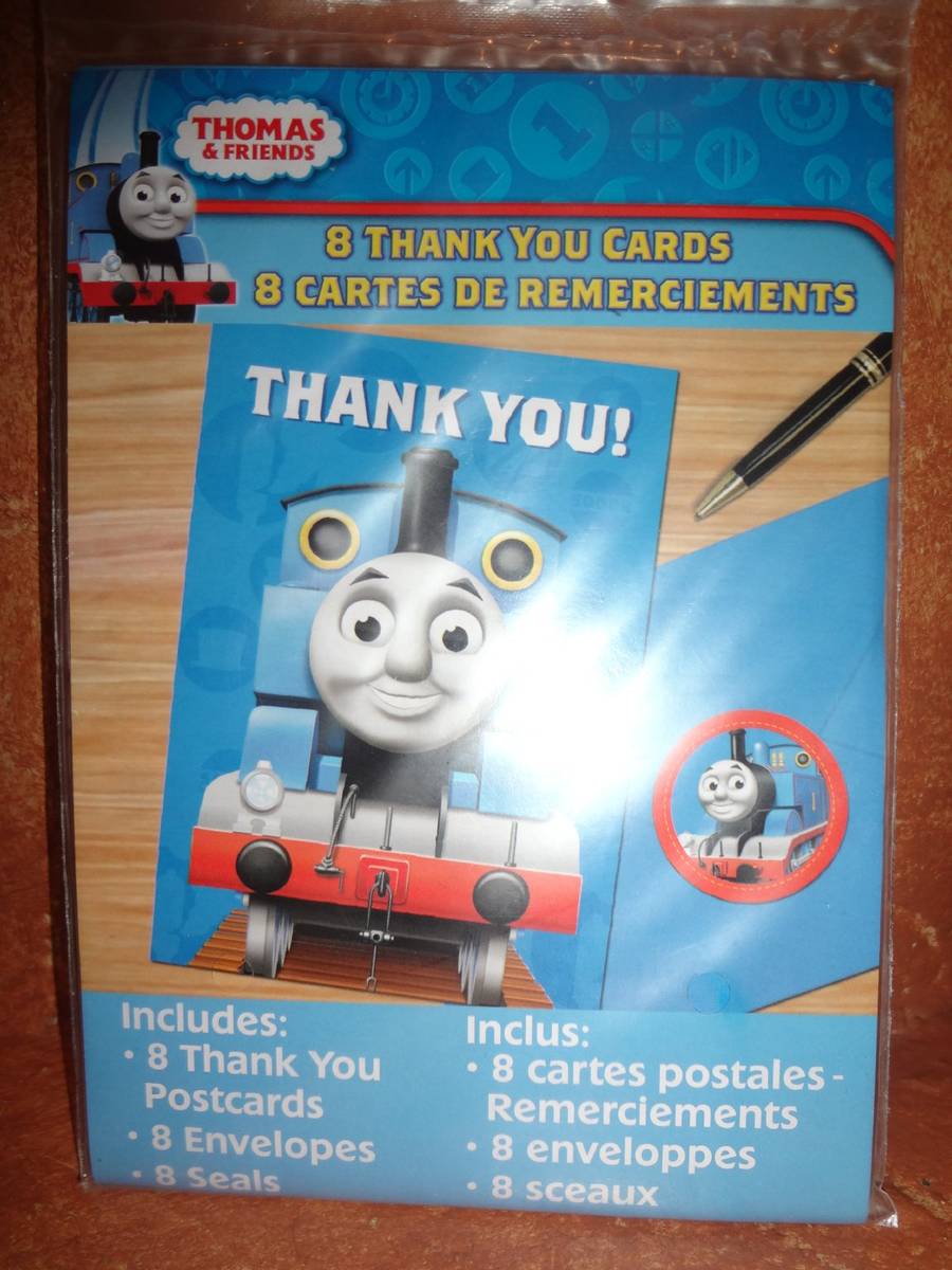 Thomas and Friends Thank You Cards
