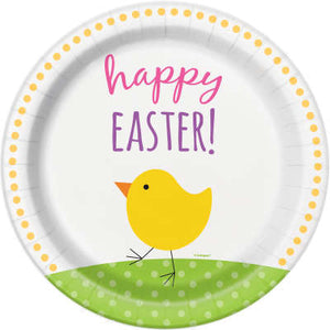 Cute Easter Round Dinner Plates
