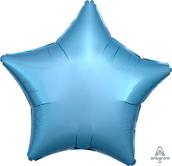 18" Light Blue Star Balloon