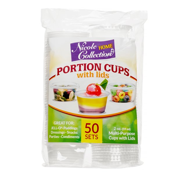 2 oz. Portion Cups w/ Lids (50 ct.)