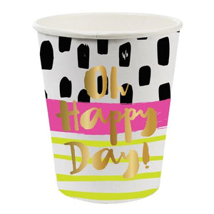 "Oh Happy Day" Paper Cups