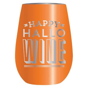 Happy Hallo-WINE Stemless Wine Glass