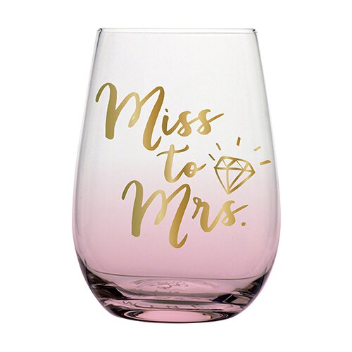 Miss to Mrs. Wine Glass