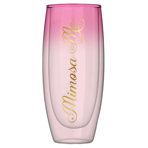 Double-Wall Champagne Glass - Mimosa Me