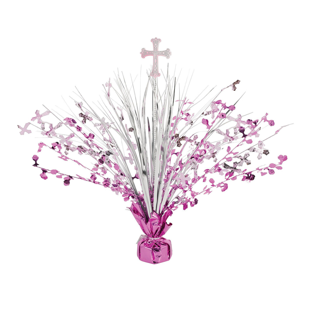 Pink Communion Day Spray Centerpiece