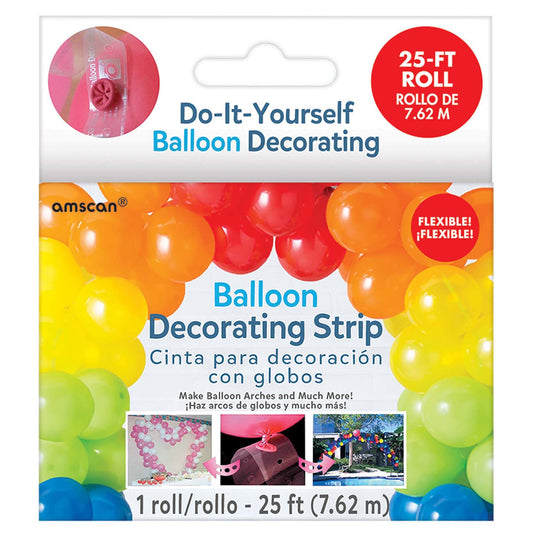 Balloon Decorating Strip - Clear, 25'