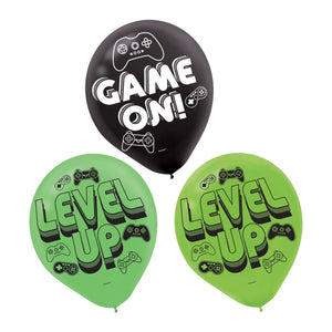 Level Up Latex Balloons