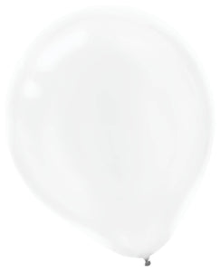 White Pearl Latex Balloons - Packaged