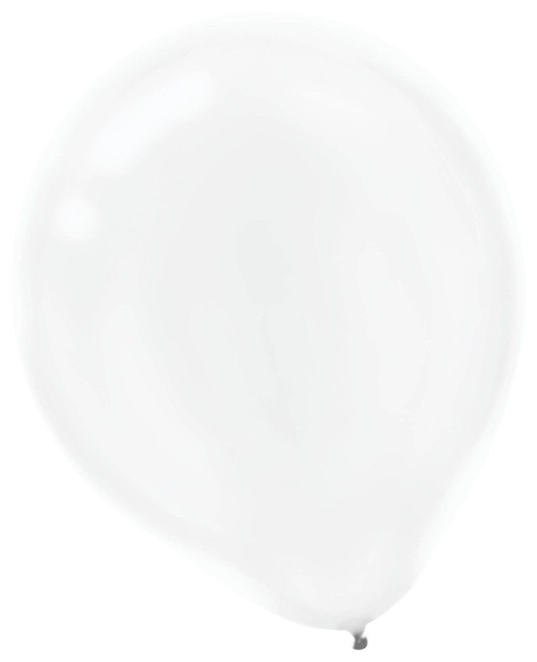 White Pearl Latex Balloons - Packaged