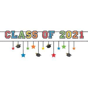 2021 Grad Multi Pack Banners - Multicolor