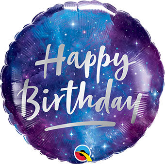 18" Galaxy Birthday Balloon