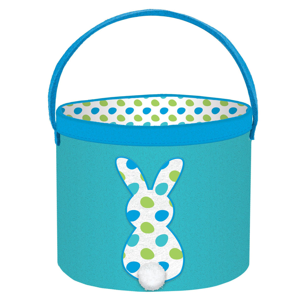 Fabric Easter Basket - Blue