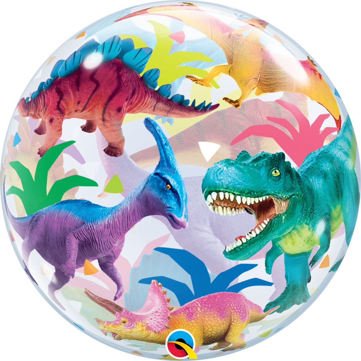 Bubble Balloon: Colorful Dinosaurs