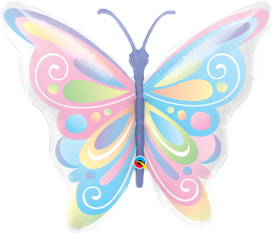 Supershape Pastel Butterfly Balloon