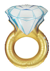 Supershape Gold Ring Balloon