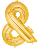 Supershape Mylar Letters - Gold