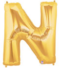 Supershape Mylar Letters - Gold