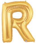 Supershape Mylar Letters - Gold