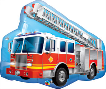 Firetruck Mylar Supershape