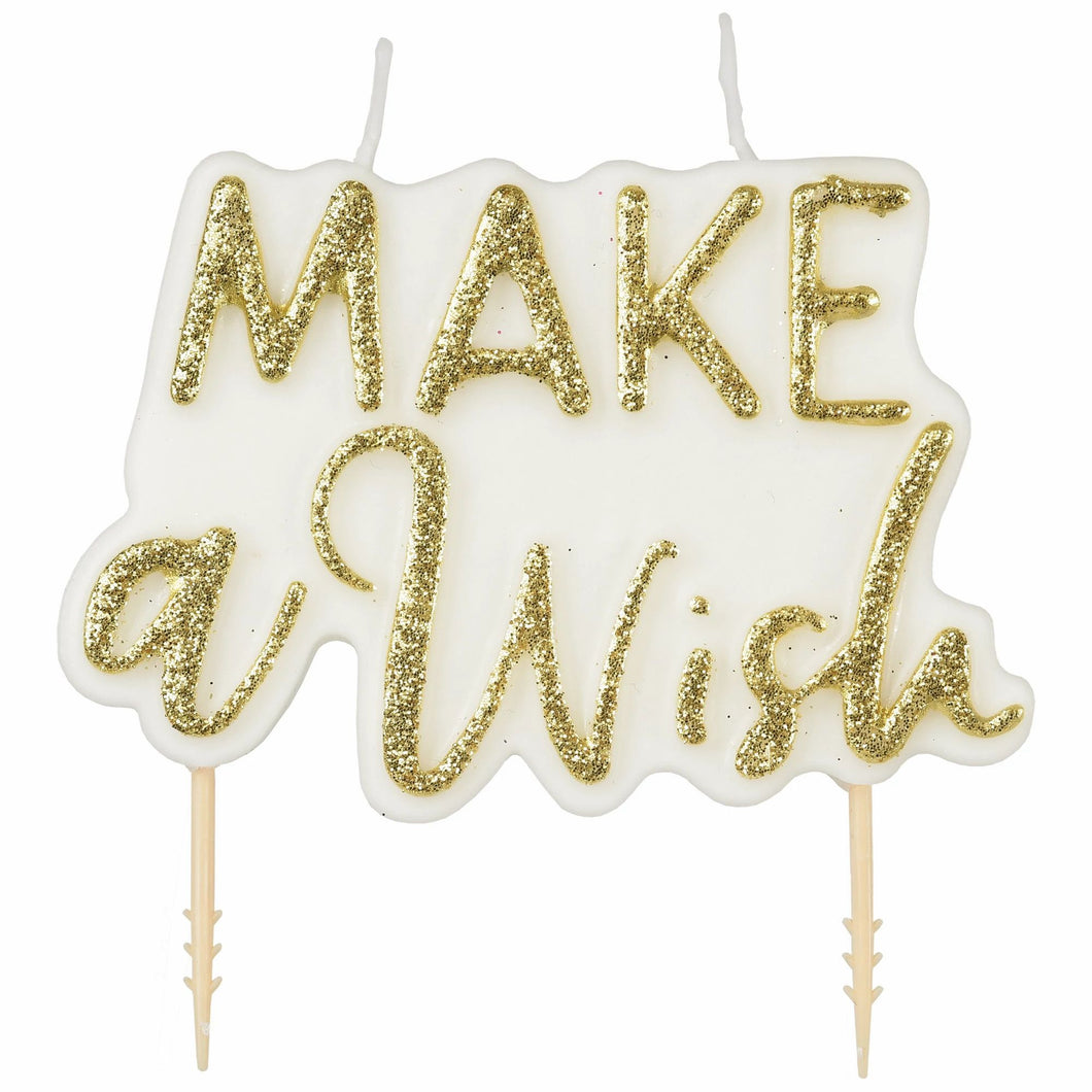 Make A Wish Plaque Candle