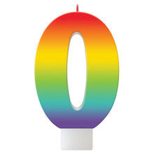 Load image into Gallery viewer, Rainbow Birthday Candle
