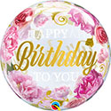 BUBBLE 22C HB TO YOU PINK PEONIES (PKG)