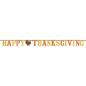 Happy Thanksgiving Letter Banner