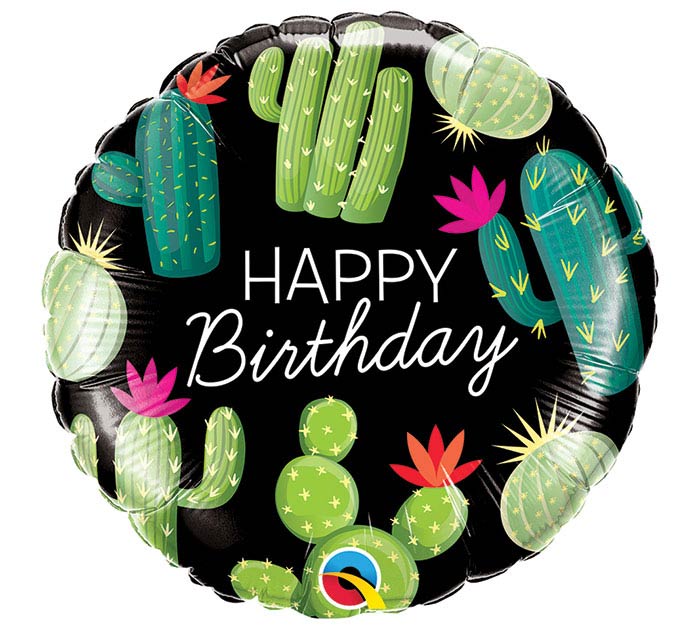 18" Birthday Cacti Balloon